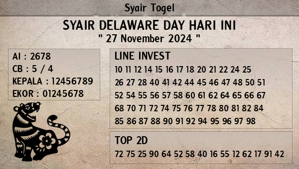 Prediksi Delaware Day