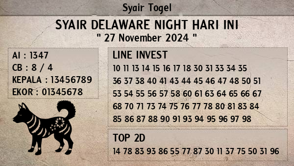 Prediksi Delaware Night