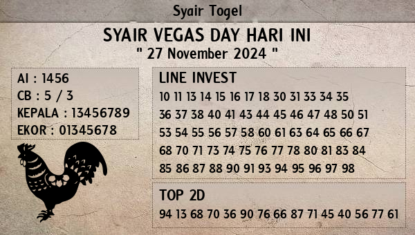 Prediksi Vegas Day