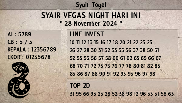 Prediksi Vegas Night