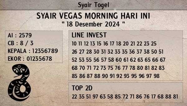 Prediksi Vegas Morning