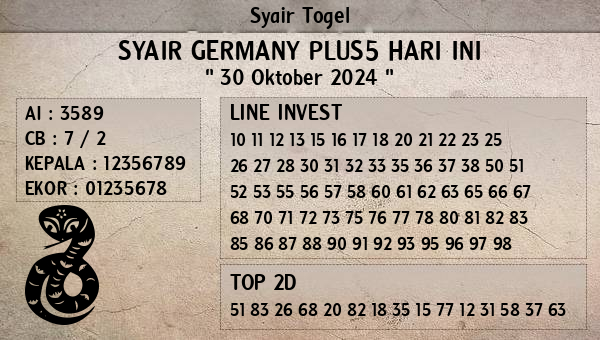 Prediksi Germany Plus5