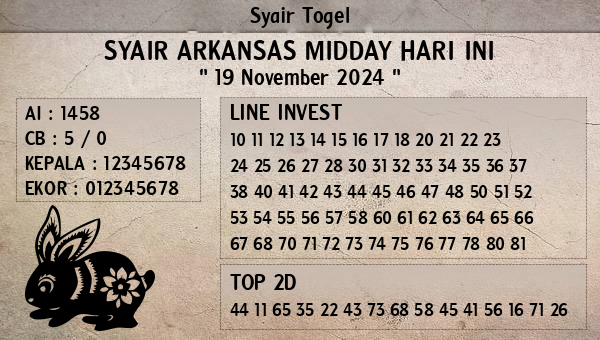 Prediksi Arkansas Midday