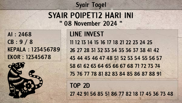 Prediksi Poipet12