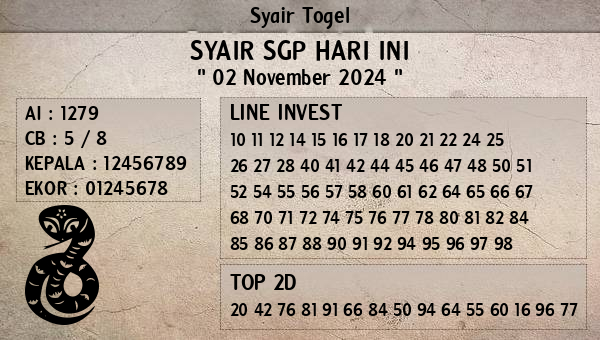 Prediksi SGP