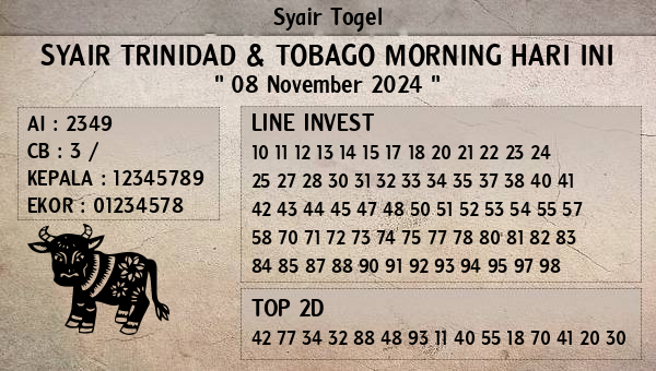 Prediksi Trinidad & Tobago Morning